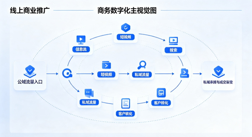 西充县线上商业推广怎么做？全域流量闭环搭建与低成本转化实战指南